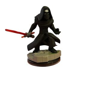 Black and Red Hooded Kylo Ren with Lightsaber